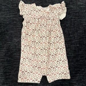 FIXONU Clothing Pink and Brown Kids Romper